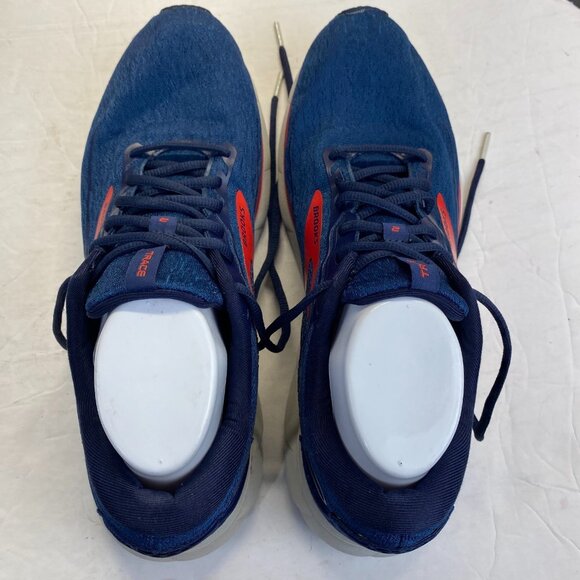 Brooks Trace 2 Mens Size 11 Medium D Shoes Peacoat Blue/Red Running Athletic Sho